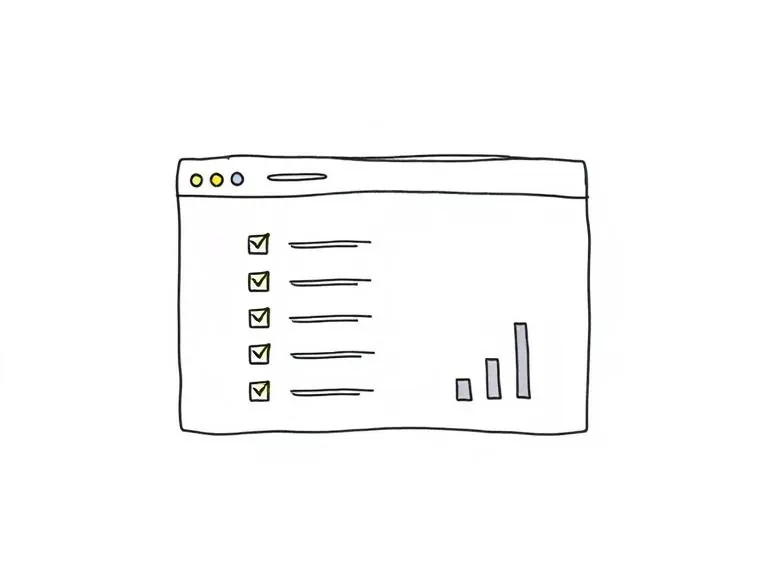 Panel de gestión Retail Lemon con checklist de tareas y gráfico de evolución del comercio