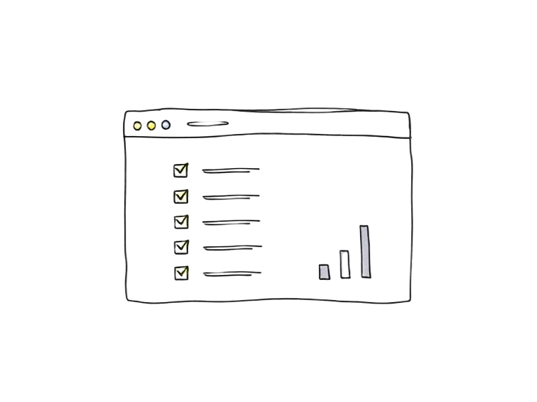 Illustration of the Retail Lemon panel with a task checklist and chart
